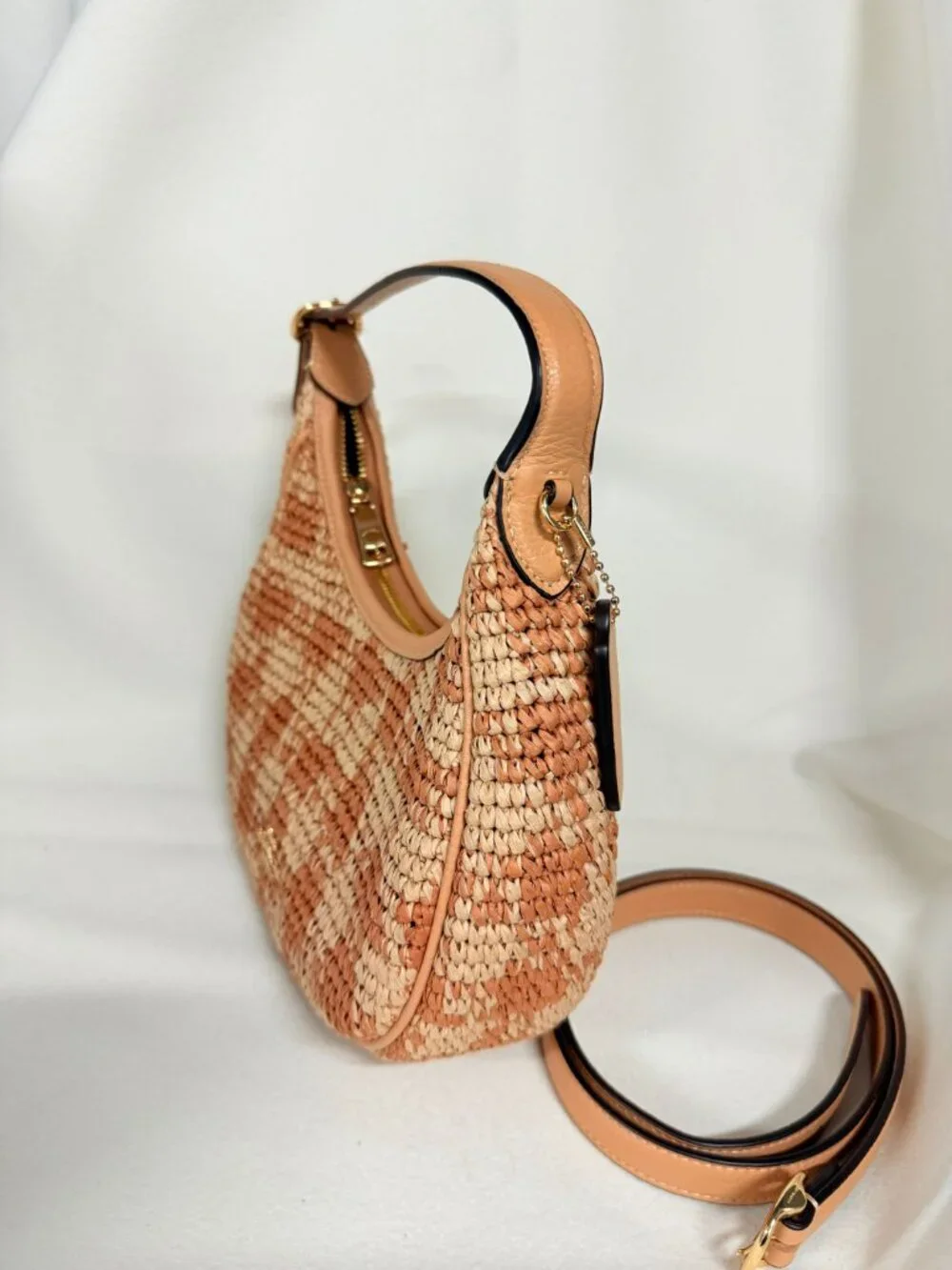 coach Emily Shoulder Bag With Gingham Print cen02
